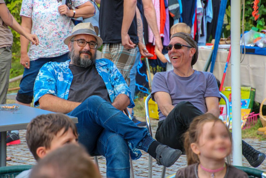 Mit Jeff Hess beim Internationalen Kleinkunstfest im Gewölbe in Neu Ulm.